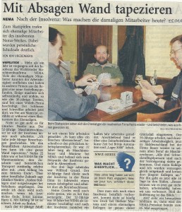 NWZ-Artikel Nema vom 25.01.2006